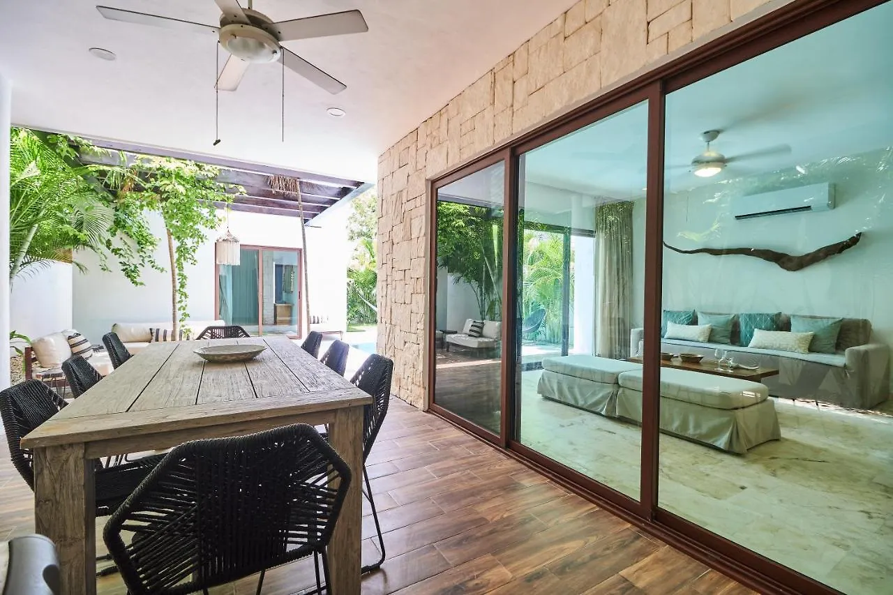 Casa Mallorca Tropical Vibes Private Pool Backyard With Grill Sunroof & Hammock Concierge & Wifi Tulum Casa de Férias