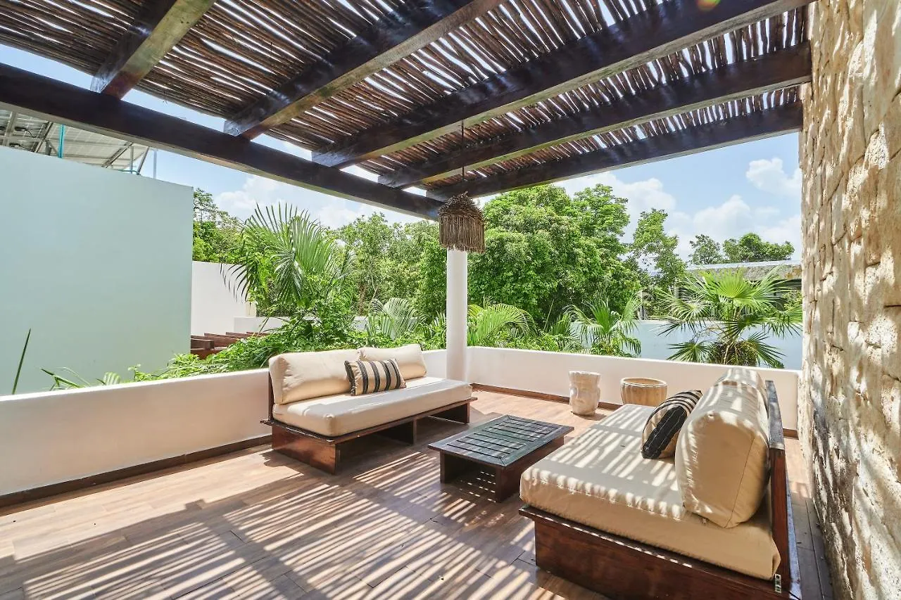 Casa Mallorca Tropical Vibes Private Pool Backyard With Grill Sunroof & Hammock Concierge & Wifi Tulum Holiday home