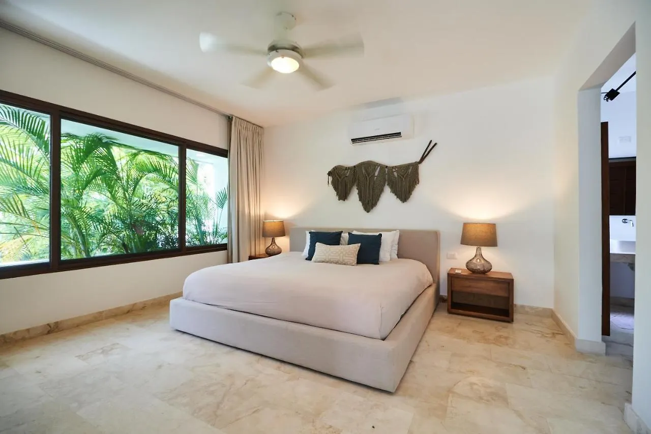 Casa Mallorca Tropical Vibes Private Pool Backyard With Grill Sunroof & Hammock Concierge & Wifi Tulum Mexico